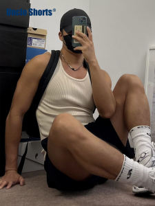 Uncle Shorts American Retro Vest Boys Sports Fitness Easiest for Match U Collar Knitting Tops Younger Slim-Fit