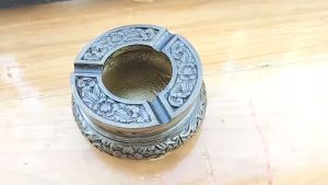 Asbak Unik Aesthetic Motif Ukir Tutup 1 pcs Asbak Murah Asbak Hotel Almunium