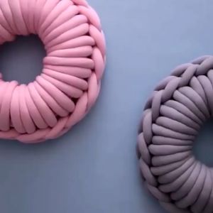 500g Cotton Yarn Super Thick Chunky Tube DIY Bag Bulky Knitting Blanket Hand Knitting Velvet Chunky Yarn Projects Gifts