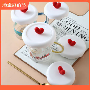 Food Grade Silicone Cup Lid Snow Accumulation Universal Mug Cover Dustproof Breakfast Cup Lid Mark Cup Lid Kitchen Diningware