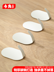 กิ๊บติดประตูหน้าต่างแบบแขวนสแตนเลส ทรงกลม รับน้ำหนักได้แรง กาวติดแน่น ใช้ในครัวและห้องน้ำ ไม่ต้องเจาะรู