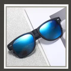 Cermin Mata Fashion Polarized Sunglasses Men's Brand Rivet