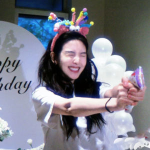 Pink Twisted Rod Birthday Party Womens Hairband Fun Cute Headwear Fresh out Fashionable Hair Accessories Korean Style