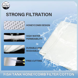 Old Fisherman - fish tank filter cotton honeycomb cotton high density thickening