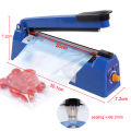 Electric Heat Bag Sealing Machine Plastic Bag Sealer Hand Press Food Seal Plastic Bag Impulse Sealer Fast Heat Packaging Machine. 