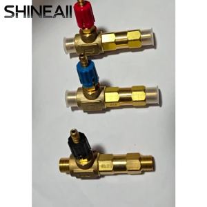 2-8 GPM Pressure Washer Chemical Injector N100811P for General Pump Adjustable Power Washer Downstream Injector 1.8mm Orifice