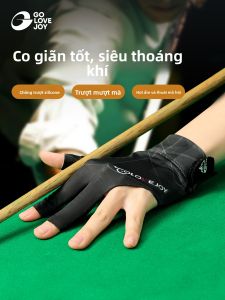 Golovejoy | Breathable Anti-slip Fingerless Professional Pool Gloves