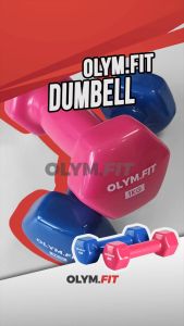 OLYM.FIT Dumbell Barbel 1KG Yoga Pilates Fitness Gym Aksesoris