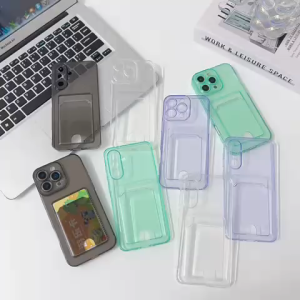 CASE CLEAR CARD HOLDER REALME REALME C1/ C2/ C11 2020/ C15/ C21Y/ C35/ C51/ C53/ C55/ C61/ C63/ C65/ C67/ C75 (COSMIC ACC)