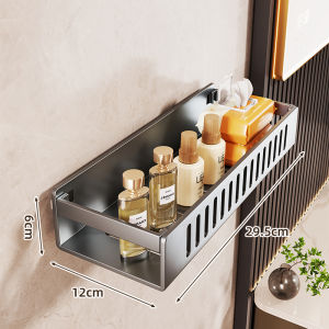 evesigar | Suction Wall Mounted Organizer Bathroom Shelf