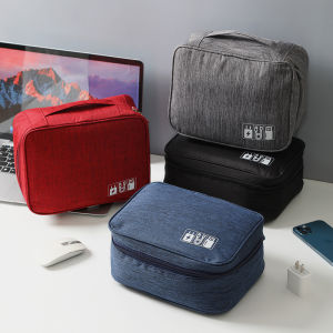 Homy Electronic Storage Bags Portable Cable Organizer Storage BagTravel Digital Accesssories Storage Pouch for Charger Cable Power Bank Earphone
