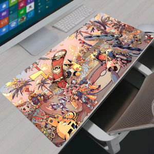 Bandai | Mouse Pad Large Anime Gamer XXL Keyboard P-pokemon Desk Mouse Mat Pikachu Carpet Rubber Gaming Accessories Notbook Pc Mousepad