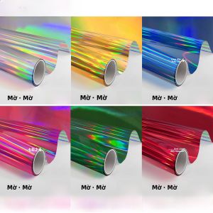 Màn Hình Thủy Tinh Laser Nhiều Màu Sắc Rainbow Aurora Chuyển Đổi Màu Sắc Trang Trí Laser Màn Hình Thủy Tinh Dán Future Light