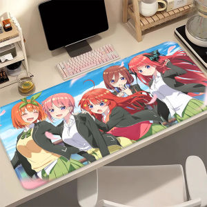 Bandai | The Quintessential Quintuplets Anime Mouse Pad Gaming Desk Mat Non-Slip Rubber Lock Edge Keyboard Pad Laptop Gamer Accessories