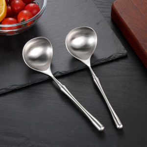 Thìa Canh Bằng Thép Không Gỉ 304 Thìa Ăn Miếng Ăn Nướng Mì Súp Thìa Nhà Bếp Dùng Để Ăn Mì Súp Súp Nướng Mì Tráng Men