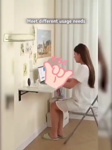 Foldable Table Wall-mounted Table Dining Table Computer Desk Kitchen Folding Table Space Saver Table