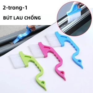 1/3 Cái Bàn Chải Vệ Sinh Khe Cửa Sổ Đa Năng 2 Trong 1 & Dụng Cụ Vệ Sinh Nhà Cửa Dạng Xẻng Phẳng Cho Nhà Bếp Phòng Tắm Nhà Vệ Sinh