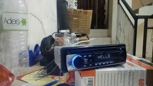 Dari Jakarta Tes Uji (OBRAL/DEFECT MIN LAYAR TIDAK JELAS) Tape Audio Mobil Multifungsi Bluetooth MP3 FM Radio 60 W x 4 12 Pin Paket Lengkap Super Bass JSD-520 - BLACK