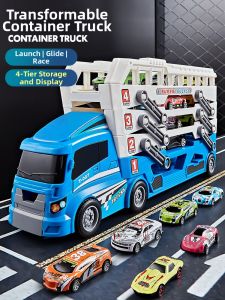 WANWEIMAN | Educational Transformable Metal Toy Truck Rail Ejection