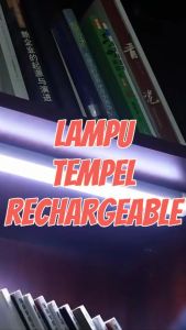 Lampu Neon Panjang Strip Led Usb Sensor Cahaya 10CM 20CM 30CM 50CM Lampu Stick Tempel Sense Light Belajar Kerja Lemari Dapur