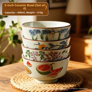 Ceramic Aesthetic Small One-person Serving Rice Bowl