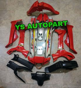 COVER BODY FULLSET BODY HALUS KASAR FIZ R MERAH SILVER