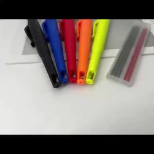 MROOFUL | 2.8mm Mechanical Carpenter Pencils Set Built In Sharpener Deep Hole Woodworking Pencils Marker Tool for Architect Construction