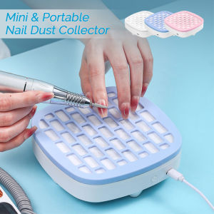 Foreverlily | USB Mini Manicure Nail Vacuum Cleaner Strong Suction Nail Dust Collector Portable Nail Art Vacuum Dust Cleaner Extractor Fan