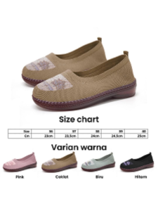 RUIMO YD-6  Sepatu Slip on Mules Trendy Terbaru Casual Jelly