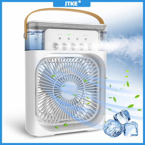 JTKE Portable Air Conditioner Air Cooler Fan USB Air Conditioning Air Cooling Fan Humidifier Fan for Home Office