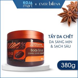 Tẩy Tế Bào Chết Toàn Thân Bilena Cosm Beauty Từ Quế Hồi và Coffee Săn Chắc Mịn Màng Dưỡng Ẩm Sáng Da - Hộp 380g - Nhập Khẩu Nga Chính Hãng