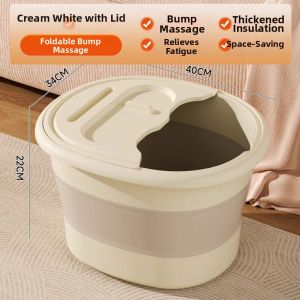 MOLORE | Folding Foot Soaking Tub Massaging Foot Bath Pediluve Steam Basin
