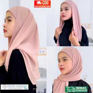 Jilbab Pashmina INNER OVAL Curve 170 x 75 Diamond - Kerudung Wanita /- Kerudung Pasmina Jumbo /- Kerudung Hijab Jilbab Pasmina Terbaru