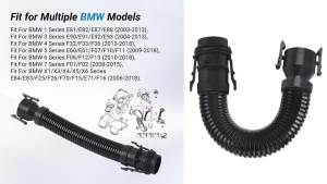 For BMW N47 N57 1 3 4 5 6 7 Series X1 X3 X4 X5 X6 E90 E91 E92 13717803842 PA Nylon Air Intake Breather Hose Pipe Turbo Hose Fit