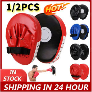 Curved Boxing Hand Target PU Leather Curved Punching Mitts Breathable Boxing Mitts Kickboxing Pads for Martial Arts Training