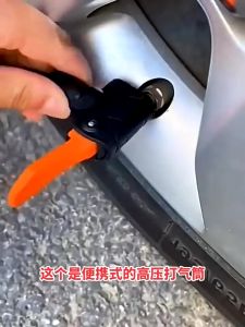 Bicycle Pump Foot Pedal Tire Inflator With Pressure Gauge Air Pump 160psi For Bike Motorcy car