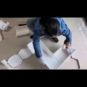 Plastic Roof Gutter Water Guide Channel DIY Installation Self-Built House Drainage System