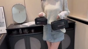 Tas Kosmetik Washbag / Make up pouch/ Cosmetic Bag Organizer / Tas Make Up Wanita/Tas Kosmetik Anti Air/Tas Kosmetik Travel Transparan /Pouch Kosmetik/Pouch aesthetic