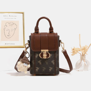 Stylish Mini Crossbody Bag Womens Single Shoulder Satchel High-End Feel Small Handbag Mobile Phone Bag Trendy 2025 New Model