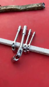 ISKU kunci sock L 8-17mm kunci sock shock L double sock allen key 2 way DR 1/2inch 6PT shock wrench L kunci sock L 8 10 12 14 17mm kunci sock shock L kunci sock L