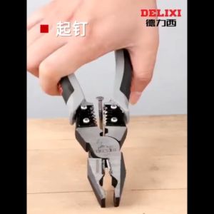 Sharke 7/9 Inch DELIXI Electrician Universal Multifunctional Needle Nose Pliers & Diagonal Wire Cutters