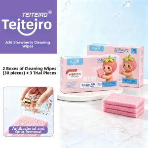 TEITEIRO | Bathroom Glass Stain Removal Sponge