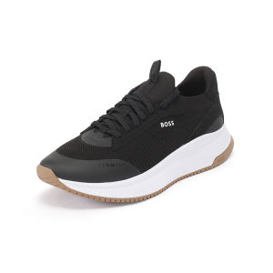 Hugo Boss Mens TTNM EVO Thick Bottom Casual Shoes Sport Shoes 5cm Heel Silver 300095 Fashionable Breathable Spring Shoes