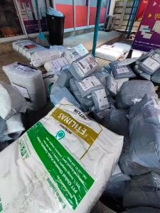 ถุงไปรษณีย์ แพค 100 ใบ กาวปิดแน่น ถุงแพคสินค้า ถุงแพคของ ถุงส่งสินค้า หนา แข็งแรง ทนทาน กาวปิดแน่น ถุงส่งของ