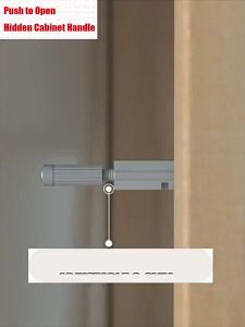 2PCS STAINLESS Push To Open Tip On Magnet Self Rebounder Premium Damper Catches Pintu