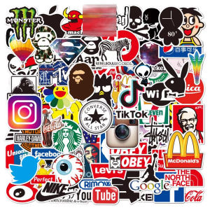 HUAQILI | Waterproof Decorative Stickers 100 Pieces