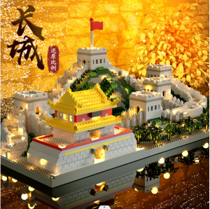 Micro Particle Great Wall of China Building Blocks Childrens Puzzle Assembly Model Stress Relief Decorative Item for Boys And Girls