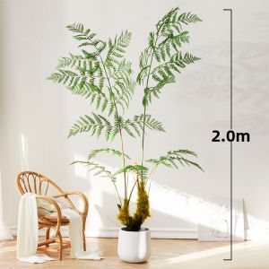 LIANYOU | Luxury Faux Monstera Fern Planter Indoor