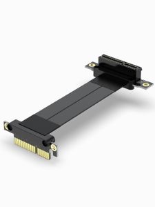 Full-Speed Desktop Network Card Array PCI-E 3.0 X4 Extension Line PCIE Adapter Cable 4X 64P EMI MOAOO/Others