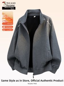 TUCANO | Loose Fitting Stand Collar Fleece Thickened Casual Sport Jacket